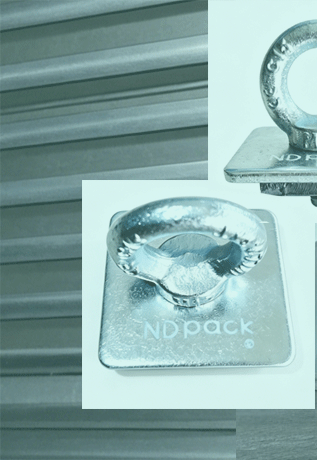 REEFER CONTAINE LASHING STOPPER POINT